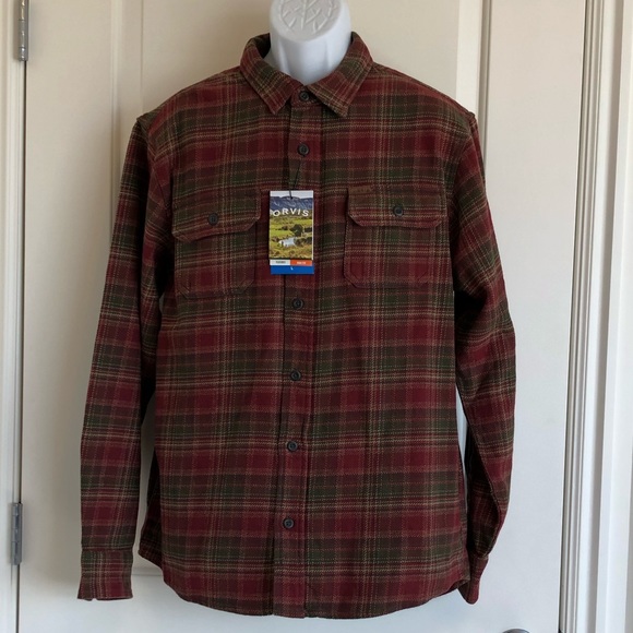 Orvis LS Flannel Shirt NWT - Picture 2 of 6